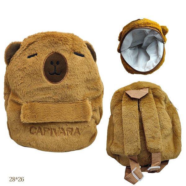 MOCHILA CAPIVARA REDONDINHA POCKET - UN