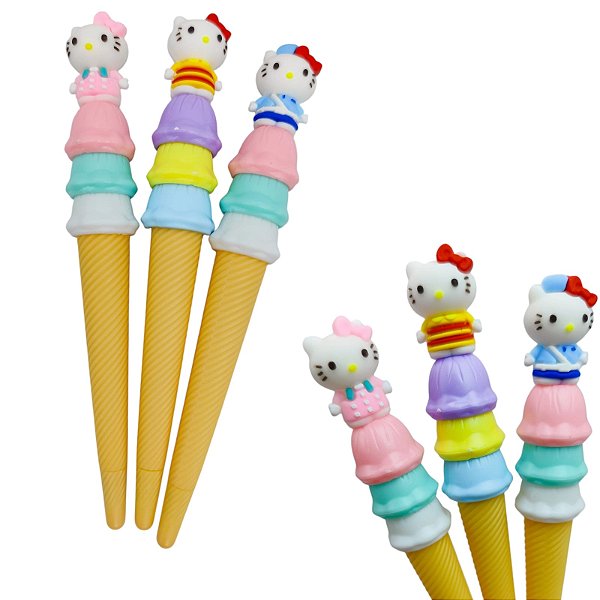 CANETA GEL HELLO KITTY SORVETE