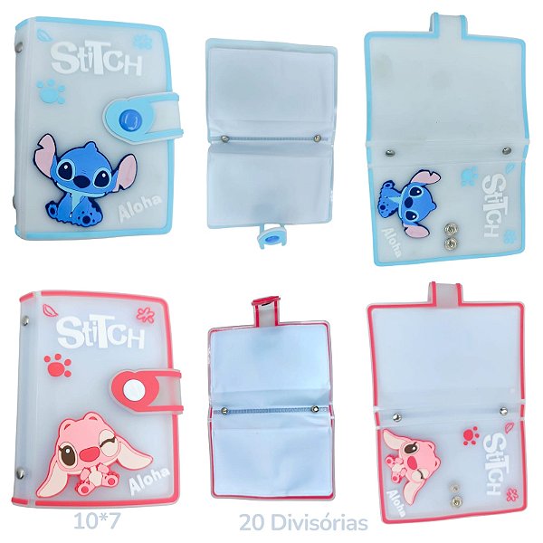 CARTEIRA PORTA CARTÃO STITCH/ANGEL