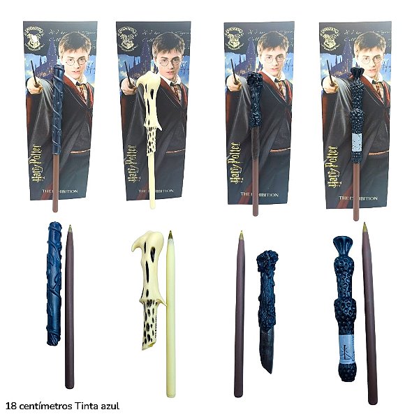 SUPER PROMO - CANETA VARINHAS HARRY POTTER - 4 PEÇAS