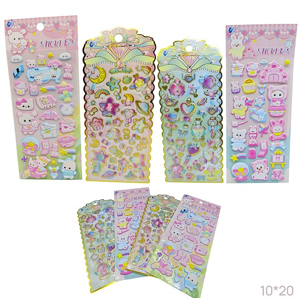 ADESIVOS 3D DIVERSOS - UNIDADE