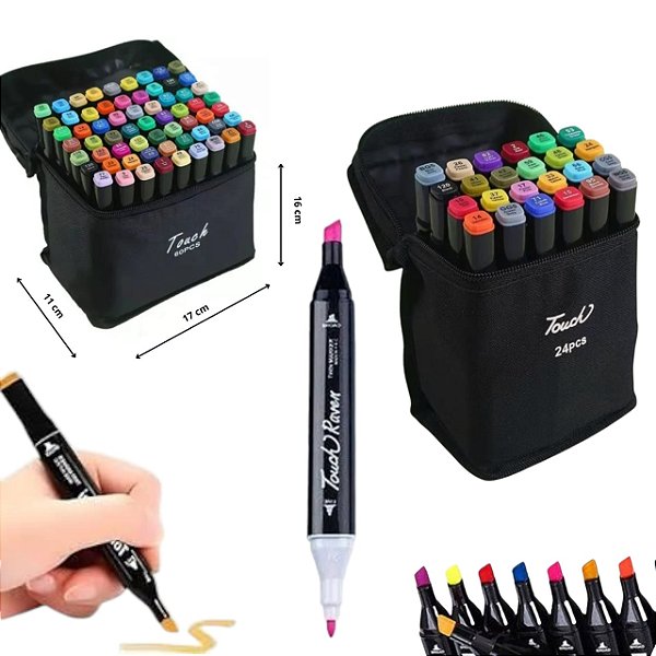 PROMO BLACK - CONJUNTO CANETA TOUCH