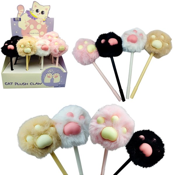 CANETA POMPOM CAT CANDY UNIDADE MODELOS DIVERSOS