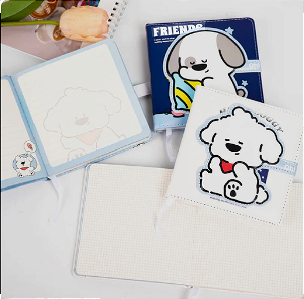 MINI CADERNINHO ESTOFADINHO DOGS - UN MODELOS DIVERSOS