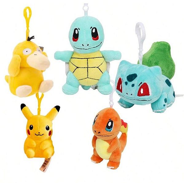 CHAVEIRO PELUCIA POKEMONS