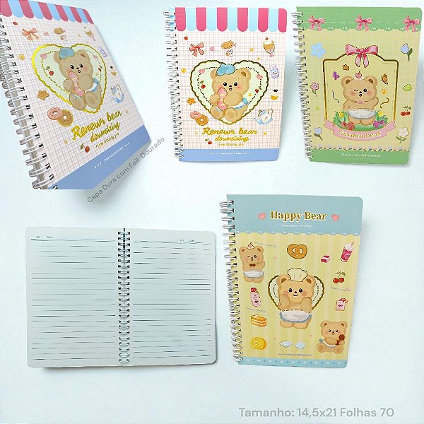 CADERNO URSO HAPPY BEAR - UN