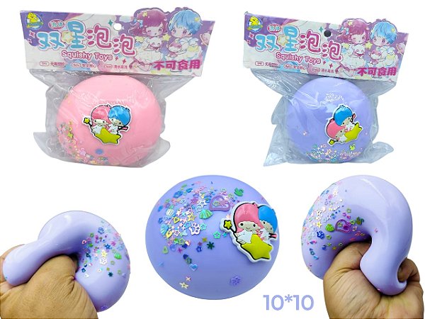 SQUISHY GIGANTÃO BOLA - DELÍCIA DE APERTAR - UN / CORES DIVERSAS