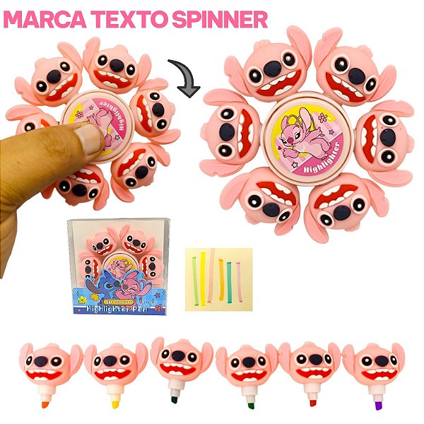 MARCA TEXTO SPINER ANGEL - 6 CORES