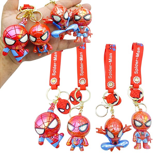 CHAVEIRO HOMEM ARANHA BRILHANTE- UN - MODELOS DIVERSOS