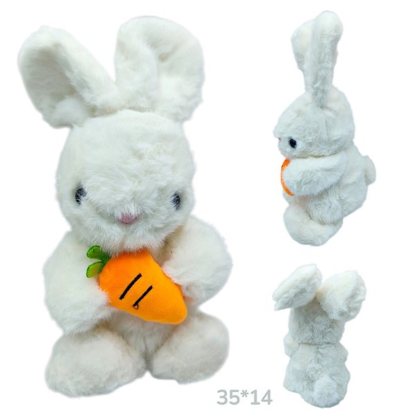 PELÚCIA PREMIUM COELHO - 35 14 CM