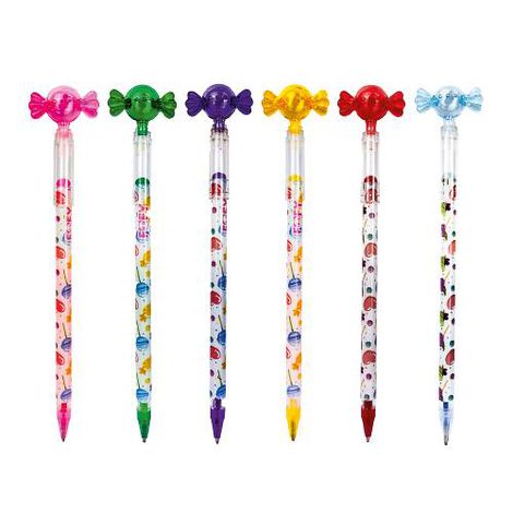 JOGO DE CANETAS CANDY 6 CORES- FF8038