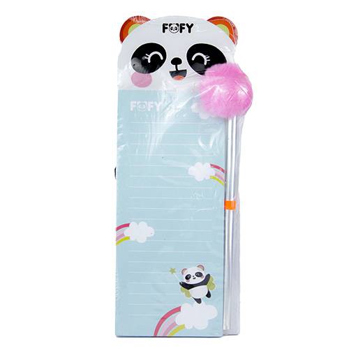 KIT BLOCO DE ANOTACOES PANDA- FF7039