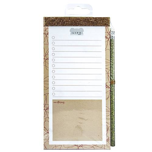 KIT BLOCO DE ANOTACOES STRASS - FF7041