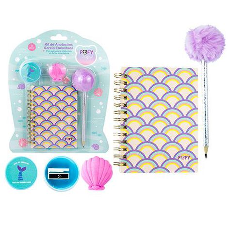 KIT DE PAPELARIA SEREIA ENCANTADA- FF6069