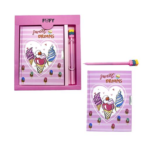 KIT DIARIO DOCINHO (ROSA)- FF6061RS