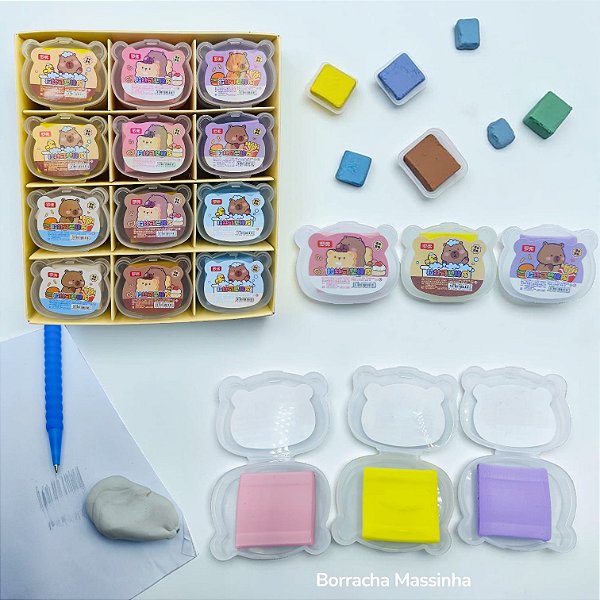 BORRACHA MASSINHA CAPIVARA - UNIDADE