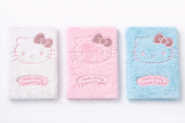 CADERNO PELÚCIA HELLO KITY CANDY - UNIDADE CORES DIVERSAS