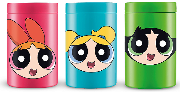 Pote Multiuso 1500 ml com tampa - Meninas Superpoderosas