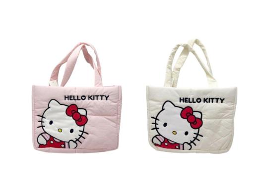 BOLSA ESTOFADA HELLO KITTY MATELASSE