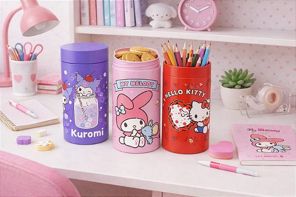 Pote Multiuso com Tampa Sanrio - 1500 ML