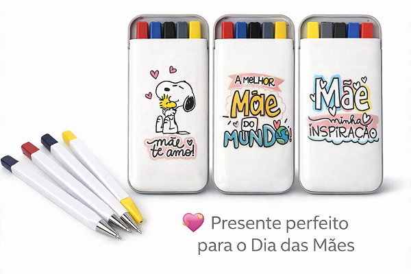 Kit Estojinho 5 m 1 - Dia das mães