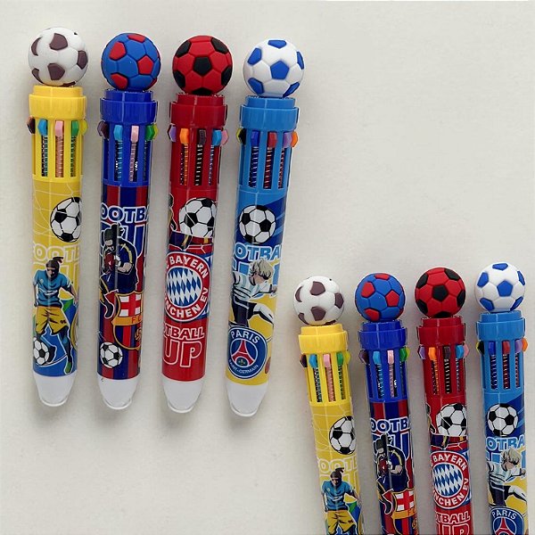 CANETA 10 CORES CHAMPIONS LEAGUE
