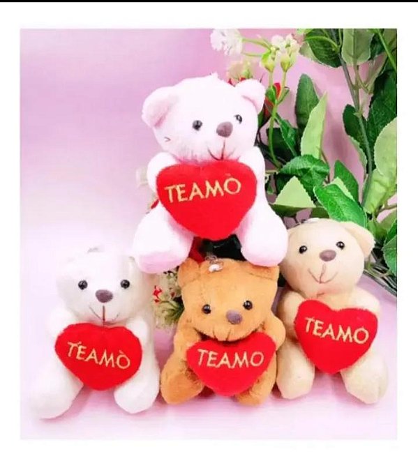 CHAVEIRO URSINHO DE PELUCIA( ótimo para kits namorados) UN