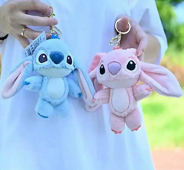 CHAVEIRO DE PELUCIA STITCH - SELECIONAR MODELO - UNIDADE