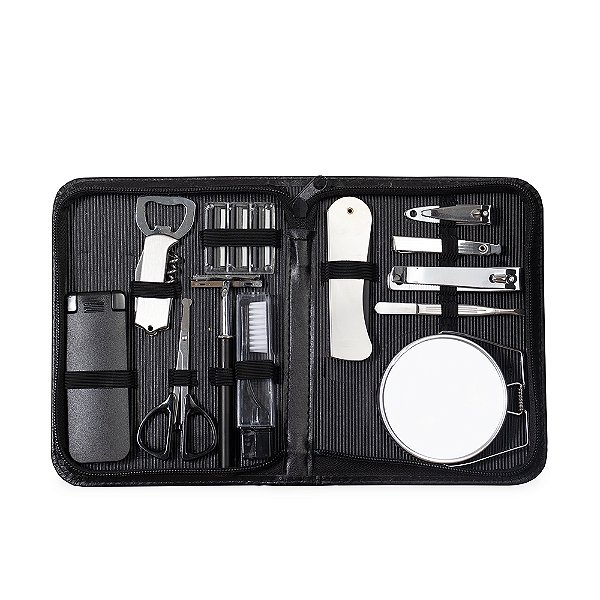 KIT VIAGEM MASCULINO 12 PEÇAS