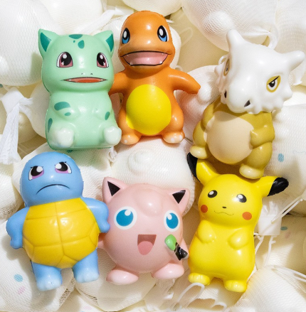 SQUISHY DE APERTAR POKEMON - MODELOS DIVERSOS - UNIDADE
