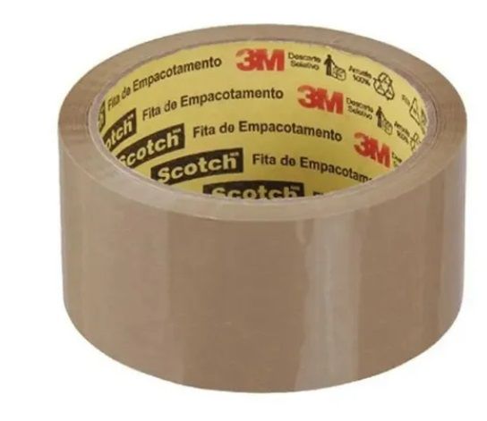 Fita P/ Empacotamento 3m Scotch 45x45 Marrom