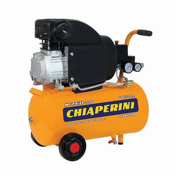 Compressor de Ar 21Lts 2HP 7.6P Chiaperini