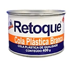 Cola Plástica Retoque Branca 400g