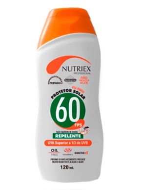 Protetor Solar Fator 60 Com Repelente Nutriex 120ml