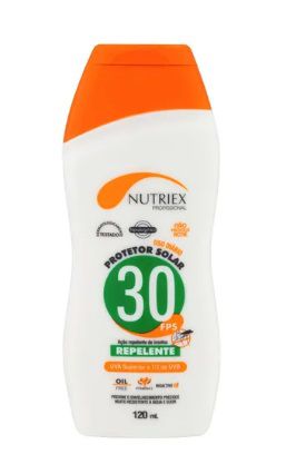 Protetor Solar Fator 30 Com Repelente Nutriex 120ml