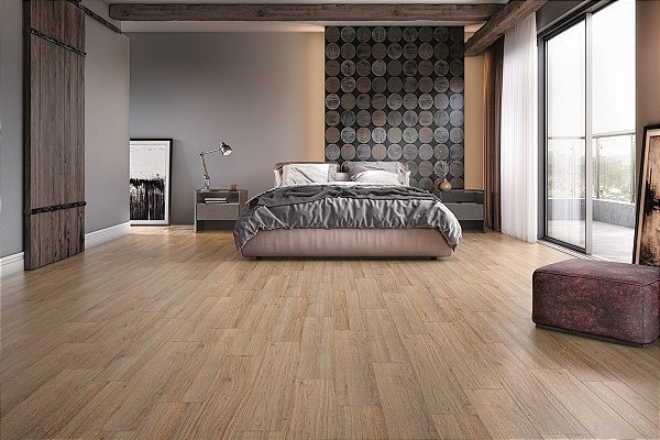 Piso Vinílico LVT Colado Eucafloor Basic Kansas 2mm - preço da caixa com 4,68m²