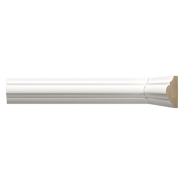Rodameio Boiserie MDF Branco 30x15 mm - modelo 300 -preço por barra com 2,40 metros lineares