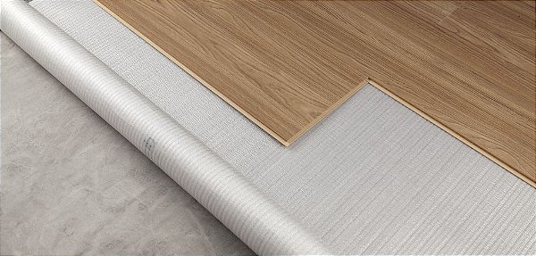 manta Duratex reciclada para piso laminado Durafloor - preço por metro quadrado - fica embaixo do piso laminado