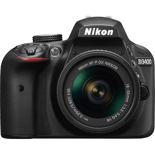 Câmera Nikon DX D3500 com Lente AF-S DX 18-55mm f/3.5-5.6G VR