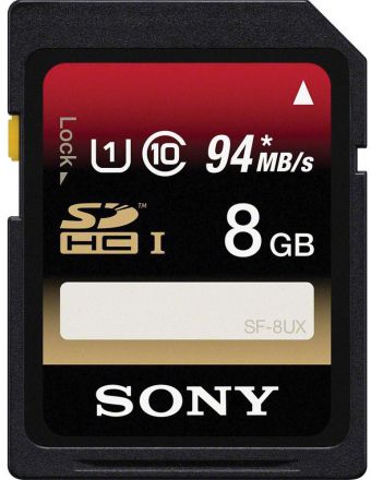 Cartão de Memória Sony SD 94MB/s 8GB