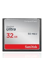 Cartão de Memória SanDisk CompactFlash Ultra 50MB/s 32GB