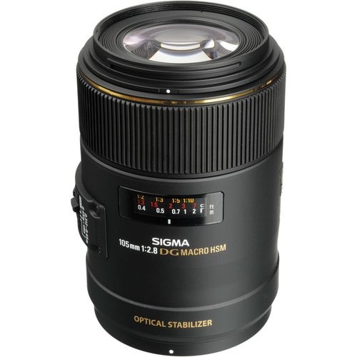 Lente Sigma DG 105mm f/2.8 MAC OS HSM para Canon