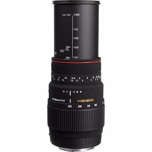 Lente Sigma DG 70-300mm f/4-5.6 APO Macro para Canon