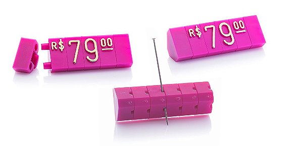 Kit de Preços (510 Peças) - Pink com Dourado