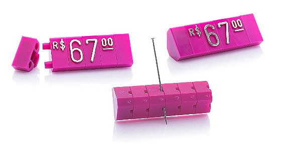Kit de Preços (255 Peças) - Pink com Prata