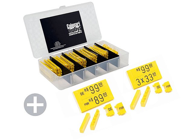 Kit Combo de Mesa 570 peças - Amarelo com Preto