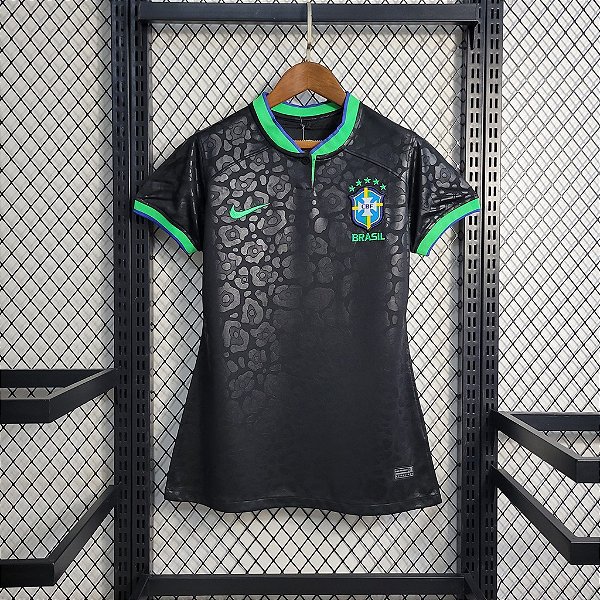 Camisa Brasil Black 2022 – Feminina