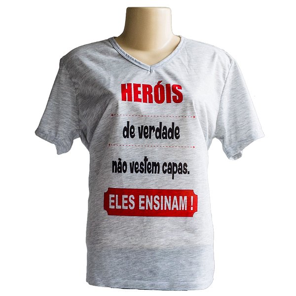 Camiseta T-shirt Professor Heroi