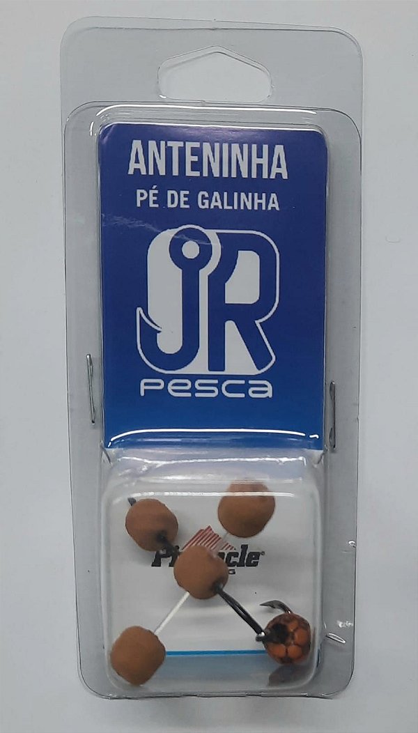 Anteninha Pé de Galinha JR Pesca 8mm - MOSTARDA