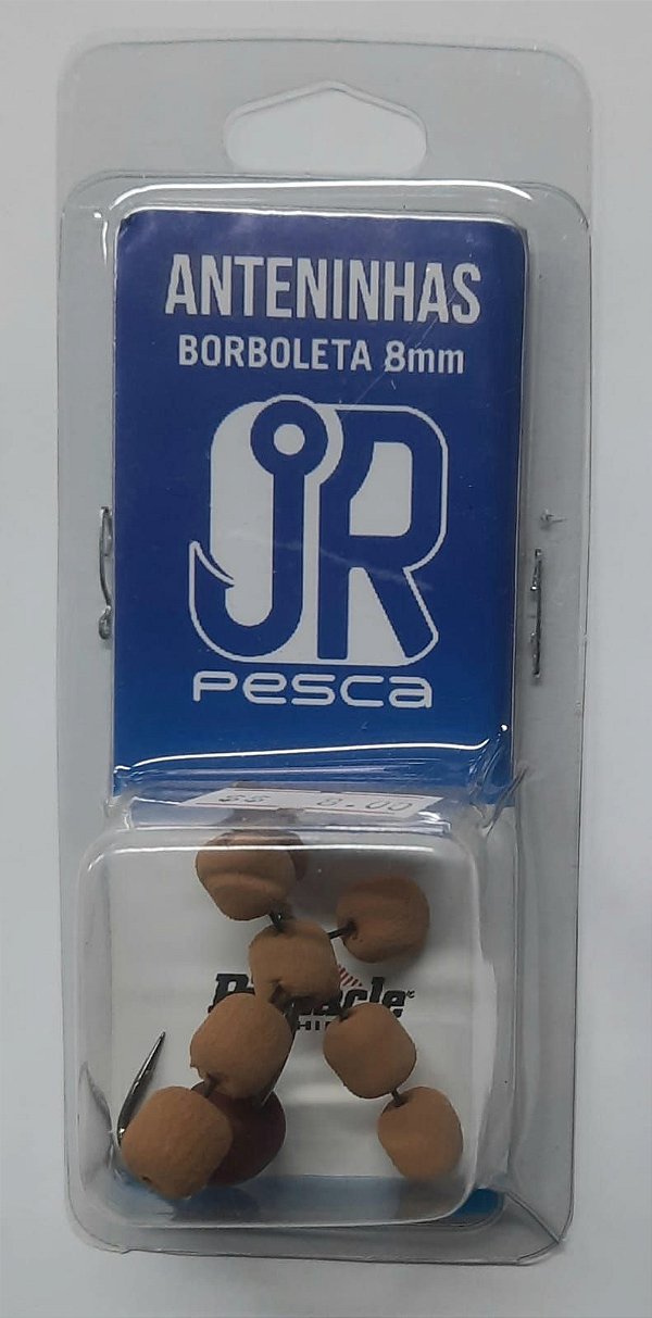Anteninha Borboleta JR Pesca 8mm - MOSTARDA